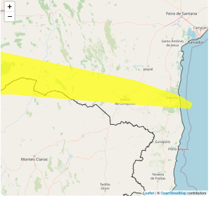 Vitória da Conquista está sob alerta para tempestades e chuvas intensas a partir desta terça, 18