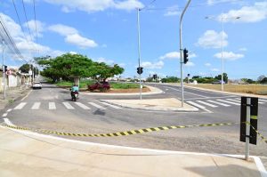 Semob faz intervenções para aumentar segurança no entorno da Presidente Vargas e cruzamento com a Rosa Cruz,