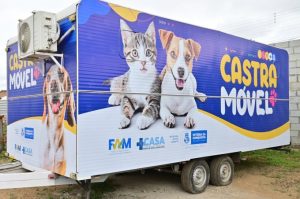 Castramóvel atenderá no Centro Cultural Glauber Rocha com início do sistema de microchipagem para animais