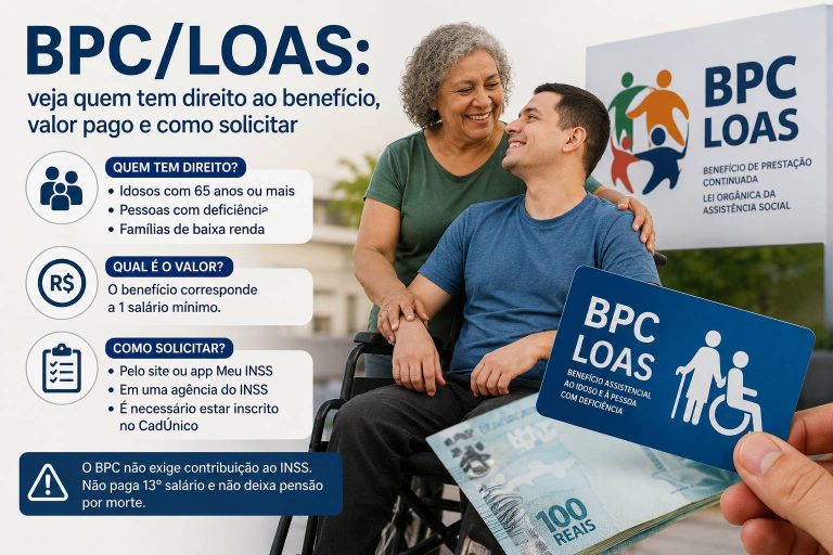 BPC/LOAS: veja quem tem direito ao benefício, valor pago e como solicitar
