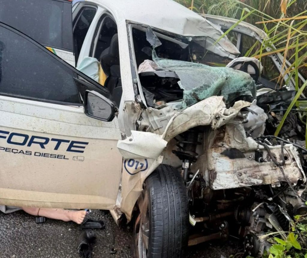 Urgente: Pai e filha estão entre as vítimas de grave acidente na estrada Itambé – Itapetinga