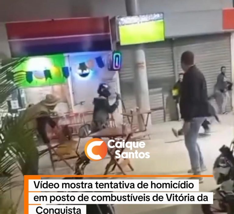 Vídeo mostra cenas de violência em posto de combustíveis de Vitória da Conquista