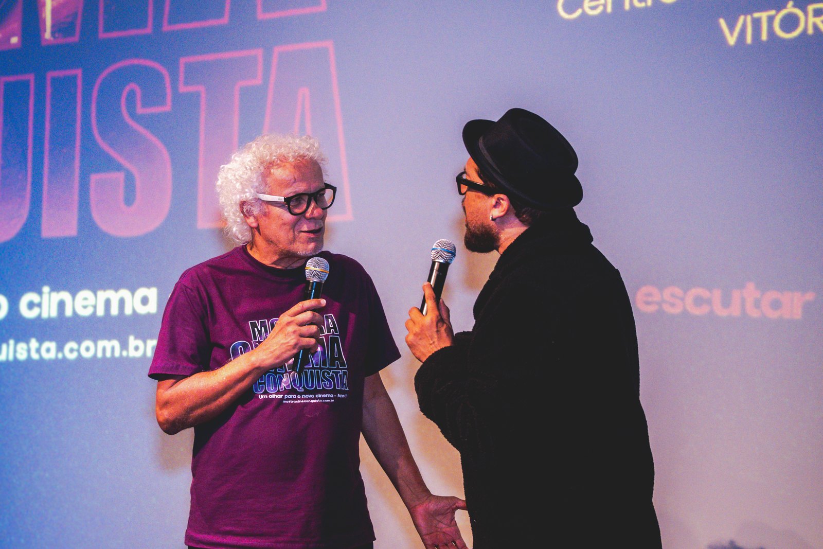 Esmon primo coordenador geral da mostra cinema conquista creditos nagual pardo 1 na premiação da Mostra Cinema Conquista