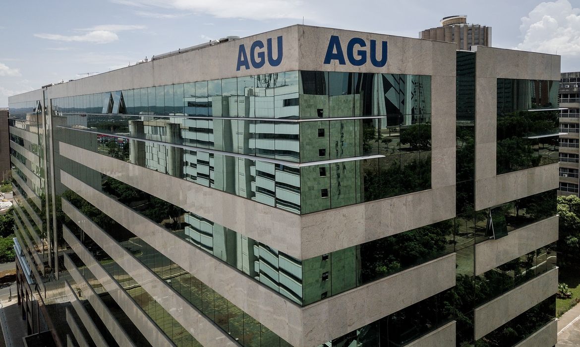 Fachada da Advocacia-Geral da União em Brasília