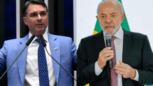 AtlasIntel mostra empate técnico entre Flávio Bolsonaro e Lula em eventual segundo turno