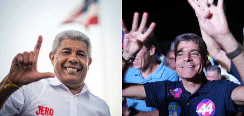 Imagem de divulgação de pesquisa eleitoral na Bahia