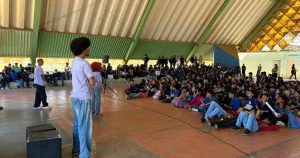 Estudantes do Caic participam de ação sobre prevenção ao consumo de álcool