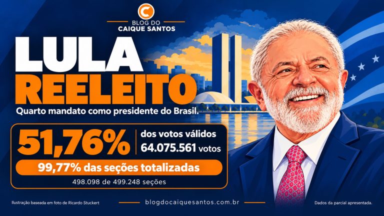 De virada! Lula é reeleito presidente e conquista quarto mandato no comando do Brasil