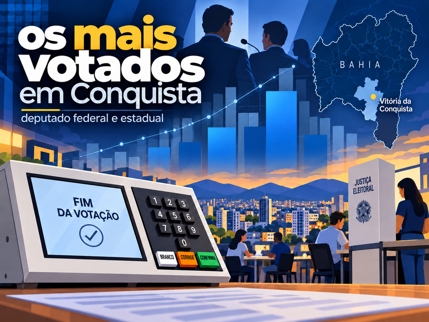 Resultados eleitorais em Vitória da Conquista nas eleições de 2026