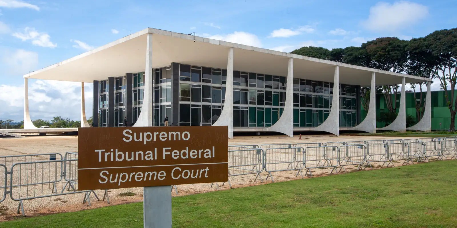 Fachada do Supremo Tribunal Federal em Brasília