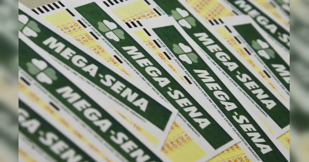 Bilhetes de aposta da Mega-Sena