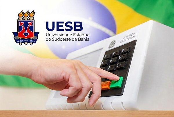 Urna eletrônica em imagem ilustrativa disponibilizada pela Uesb