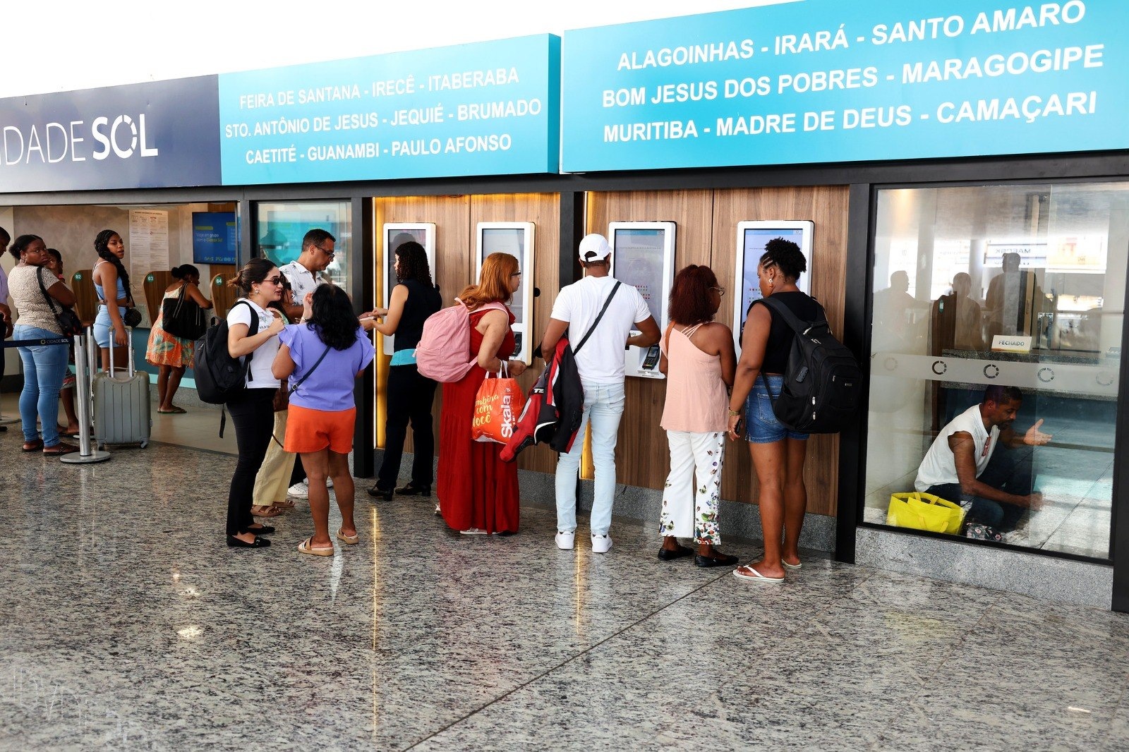 Registro da Operação Vai e Vota divulgado pelo Governo da Bahia